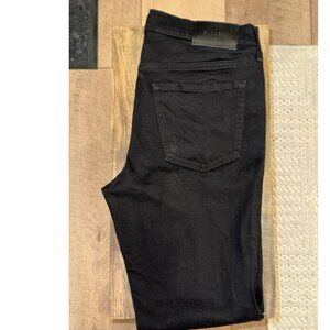 Express Men's HyperStretch Denim Jeans (Black, Slim Straight, 30Wx30L)